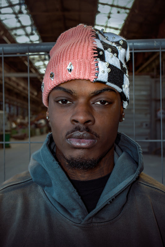 Red/ Chess Beanies Pearls