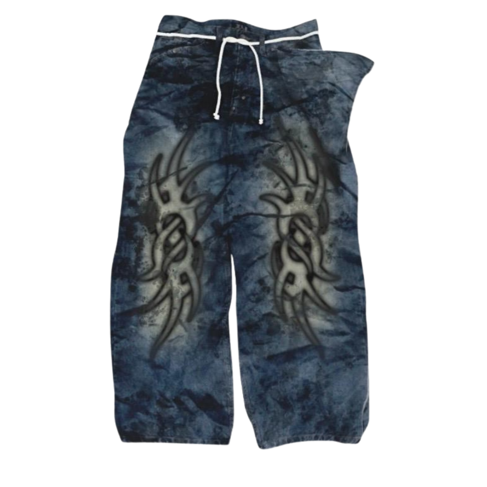 GRAPHIC BAGGY JEANS – UBSWEAR