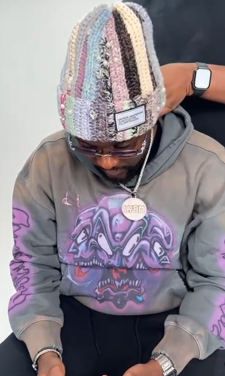 Knitted Purple Beanies
