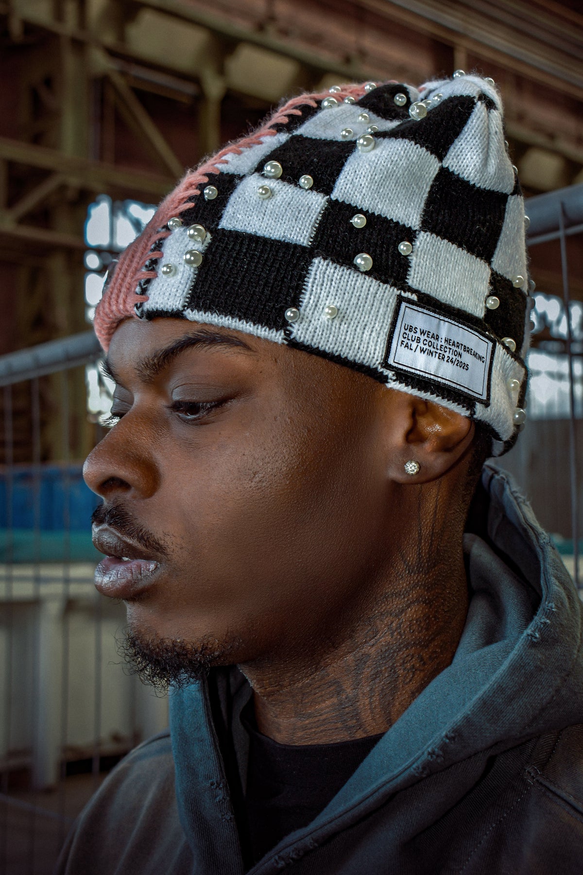 Red/ Chess Beanies Pearls