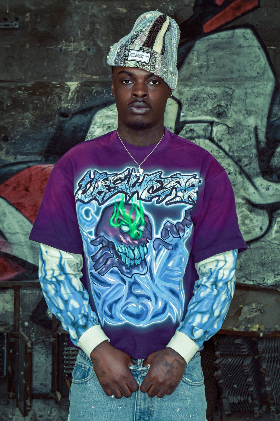 Purple Monster Double Sleeves