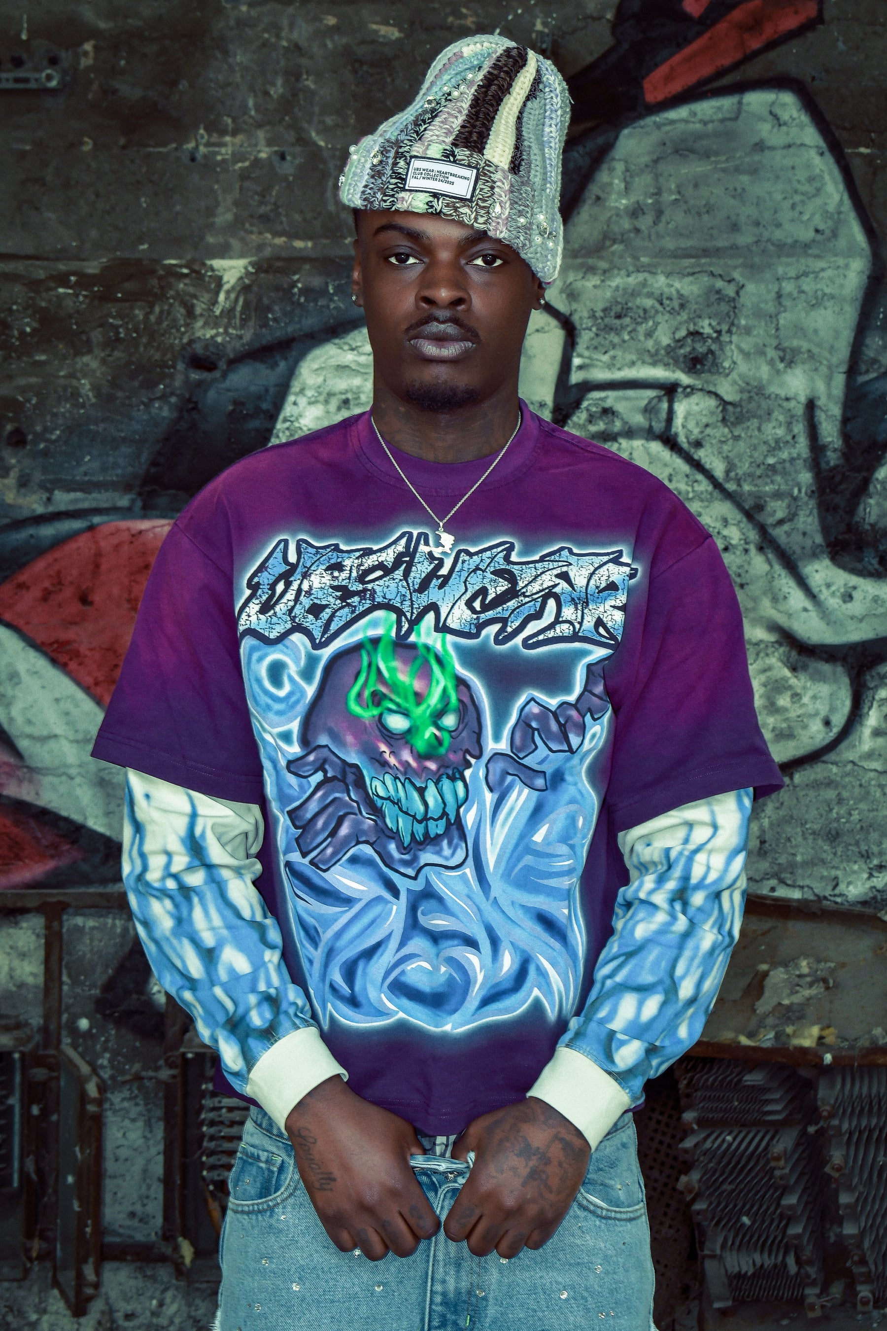 Purple Monster Double Sleeves